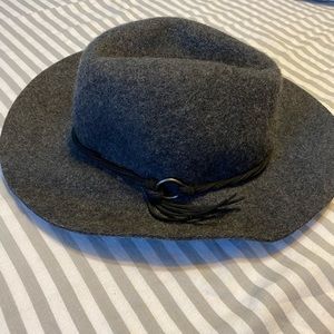 Lucky Brand Grey Wool Hat